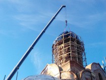Изображение из альбома Наши работы: установка купола в Одинцовском районе - 
